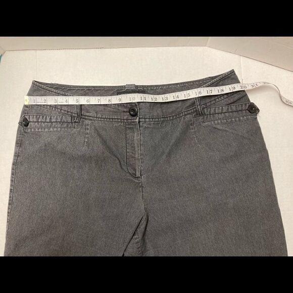 LARRY LEVINE, Jeans, Gray, Petite, Women’s, 2X,20W - Picture 11 of 13